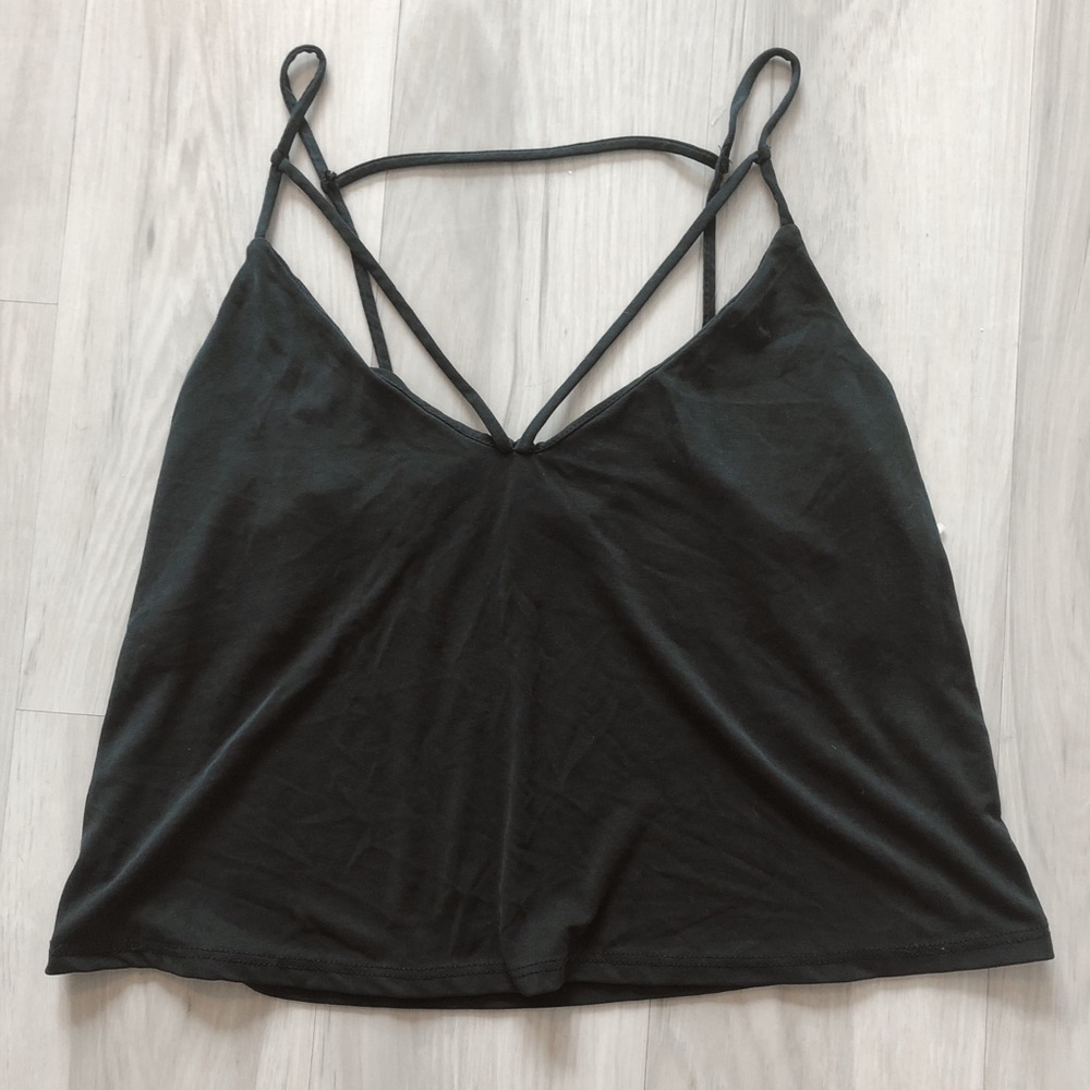 Wet seal strapy tank top